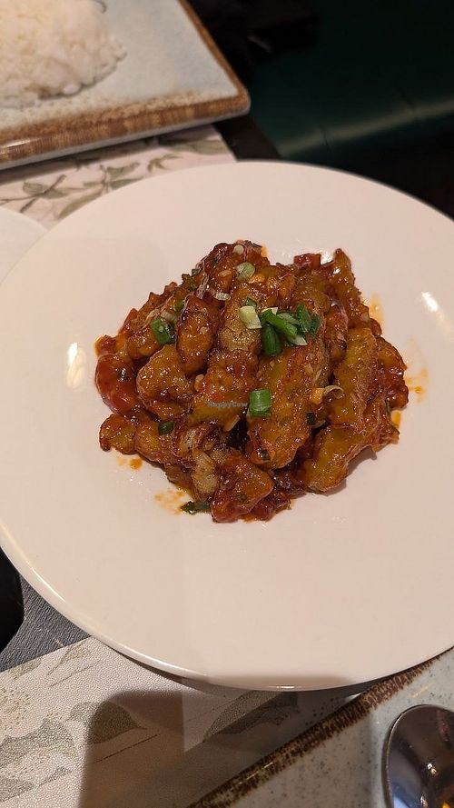 Fried aubergines at Meishimeike-Anatra alla pechinese Torino in Turin