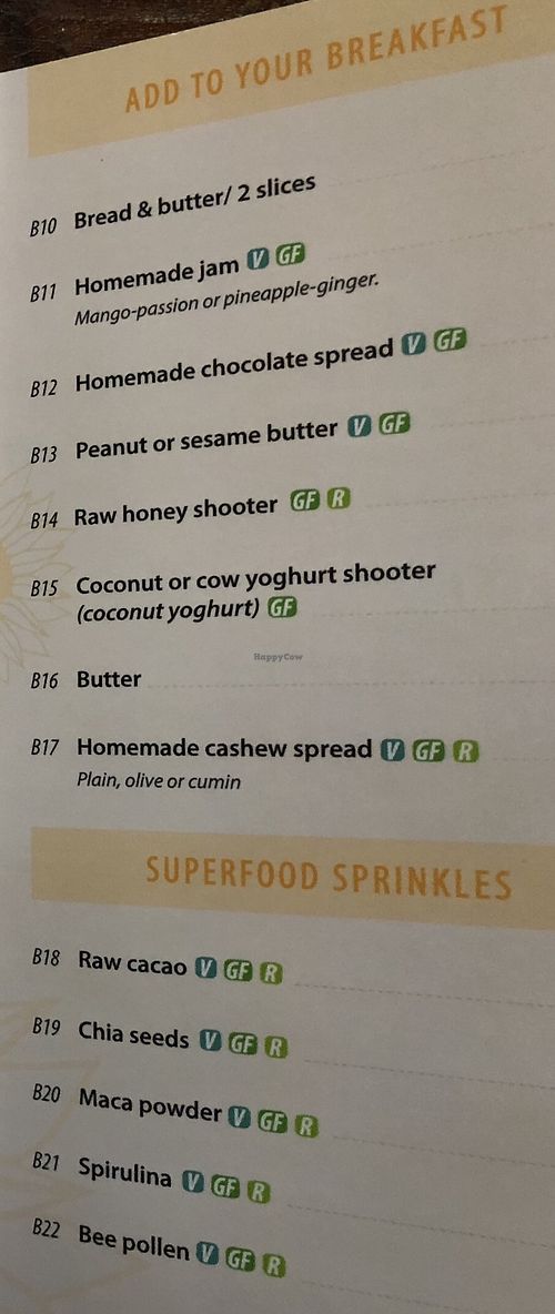 Breakfast Menu (3); served until noon at Mood Food Energy Cafe in Yangshuo