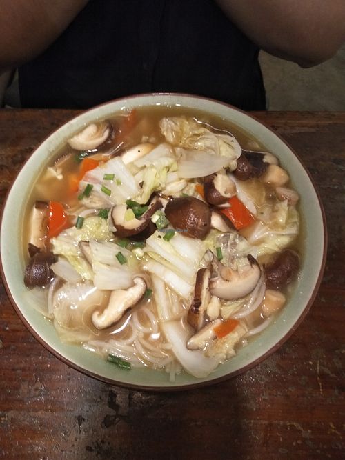 Noodle soup. at Mood Food Energy Cafe in Yangshuo