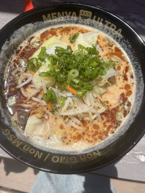 vegan miso ramen  at Menya Ultra UTC La Jolla in San Diego