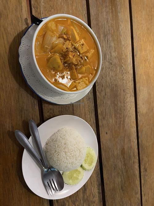 Massaman curry  at Mama lanta restaurant & cafe in Koh Lanta
