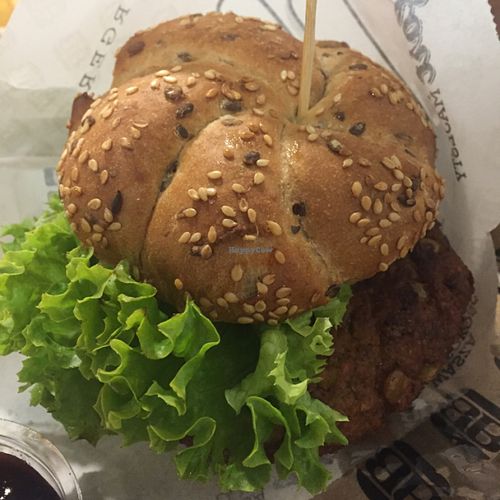 veggie burger  at Bobby Burger in Krakow