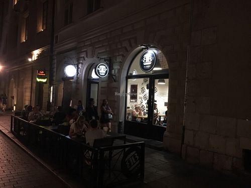 outside  at Bobby Burger in Krakow