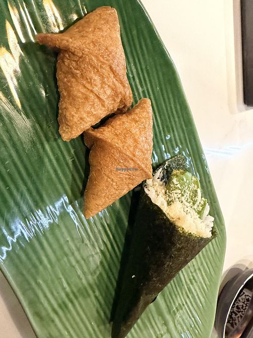 Inari & avocado hand roll.   at 4Ever Sushi in Toronto