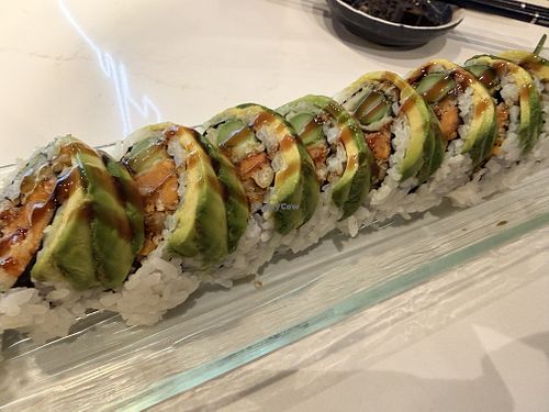 Veggie dragon roll   at 4Ever Sushi in Toronto