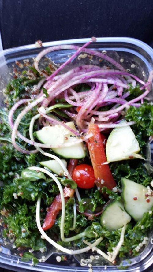 Salad from the fridge at Hanzawa's Variety Store in Haiku