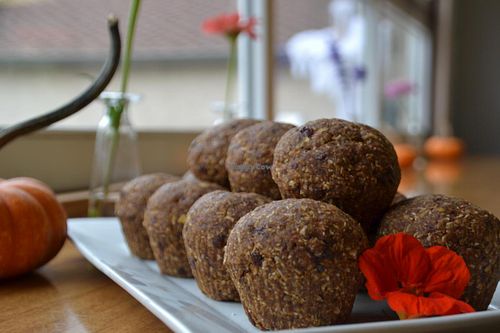 We're open for breakfast & our super healthy Vegan Carrot Spice Muffin hits the spot. It's Gluten-Free, Dairy-Free & Nut Free & Paleo friendly. Ask for it warm or chilled.  at Ezra's Enlightened Cafe in Indianapolis