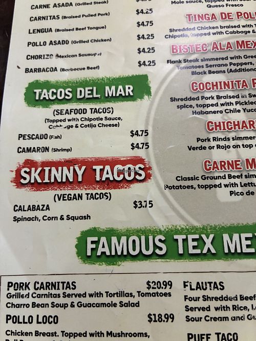Menu   at Mama's Tacos Delicioso Of Pensacola in Pensacola