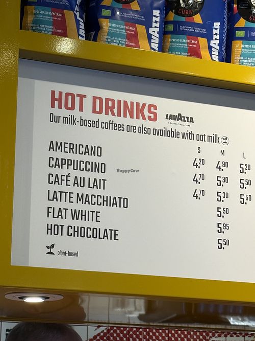 Plant based drinks   at AMS - Cafe Comunal in Schiphol