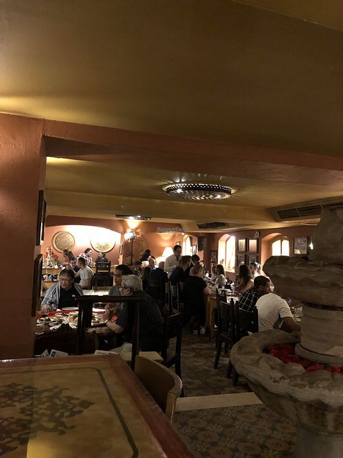 Dining area  at Taboula in Cairo