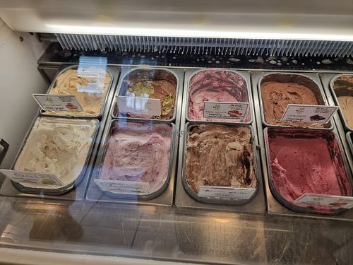 ice cream flavors 1 at Confectionery NOGLU  in Budapest
