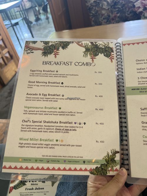Menu  at The Crossover Cafe | Dharamkot | Vegan and Vegetarian Cafe in Dharamshala