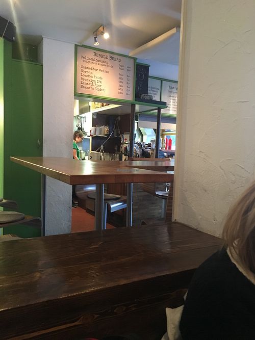 open kitchen  at The Bubble in Zermatt