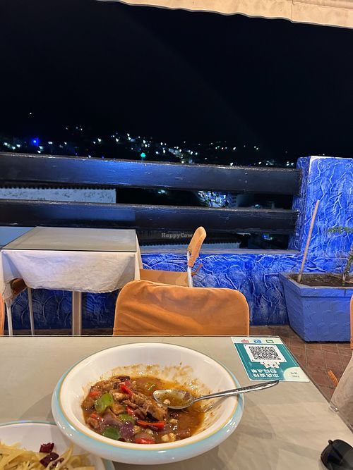 The view at Mr. Bin Chinese Restaurant in Chefchaouen