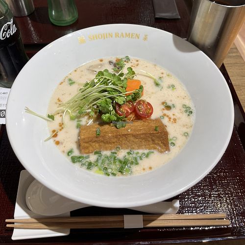 Vegan Tonkotsu  at SHOJIN RAMEN SAI (菜) in Tokyo