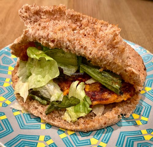 Hot vegetable pita  at Nando's - Mall of the Emirates in Dubai