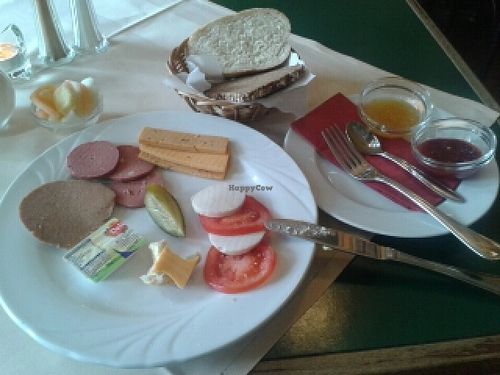 Vegan breakfast at Cafe Central in Flensburg