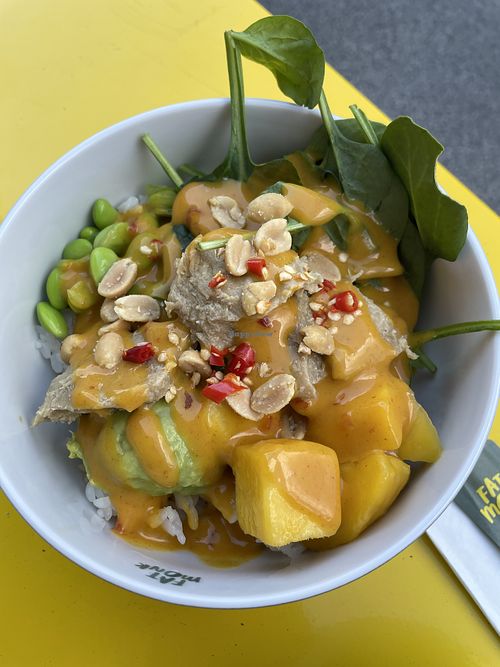 custom vegan bowl  at Fat Monk - Graz in Graz