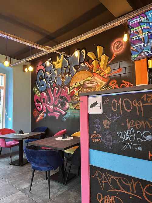 Restaurant  at Graffiti Grubs in Dresden