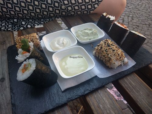 Try-out platter. at vVasabi in Leipzig