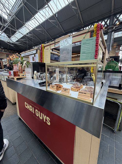 Stand  at Chai Guys - Spitalfields Market in London
