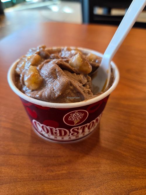 Don't cry over spilled milk silk ice cream at Cold Stone Creamery in Wisconsin Dells