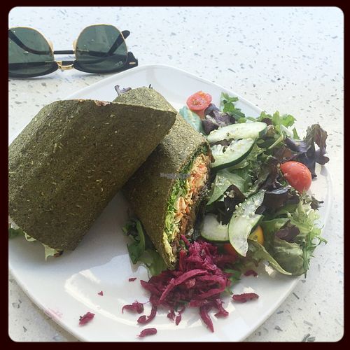 The SouthSider wrap. mm... so good!!!!   at JOi Café in Westlake Village