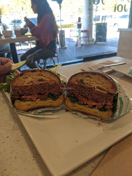 Hungry Planet Burger. at JOi Café in Westlake Village