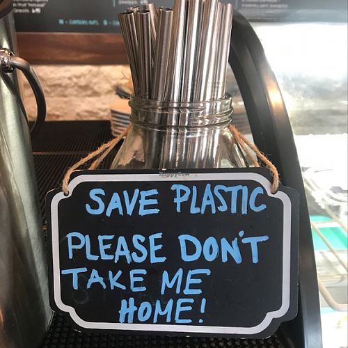 love this EcoSuperHero initiative  at JOi Café in Westlake Village