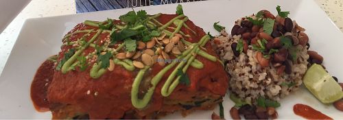 the Enchilada. this is a great choice! at JOi Café in Westlake Village