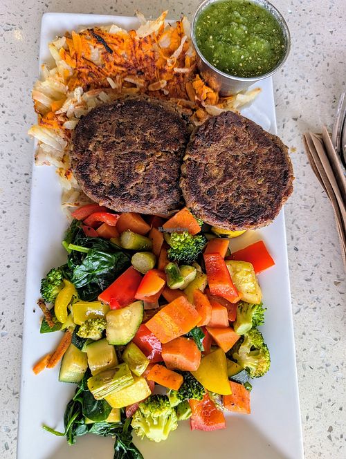 Sausage & hash at JOi Café in Westlake Village