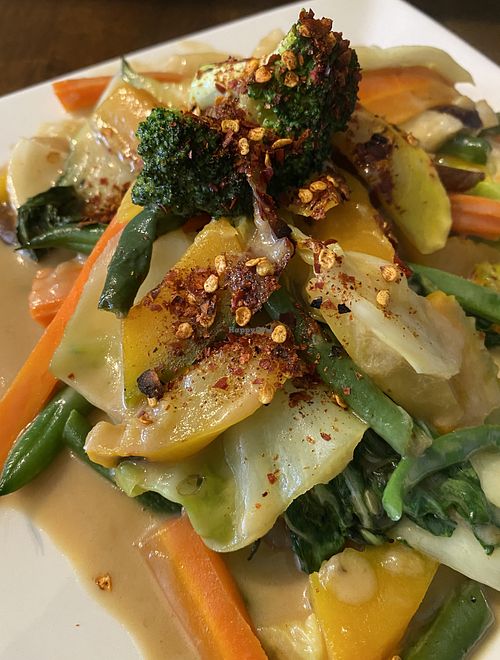 Coconut Vegan Vegetables  at Mungmee Vegan Thai in Beaverton