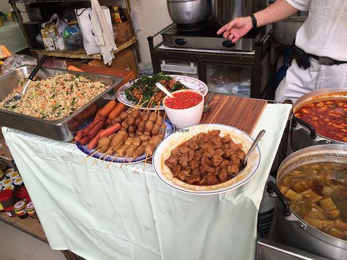 Mock meats at A-Ma in Bangkok