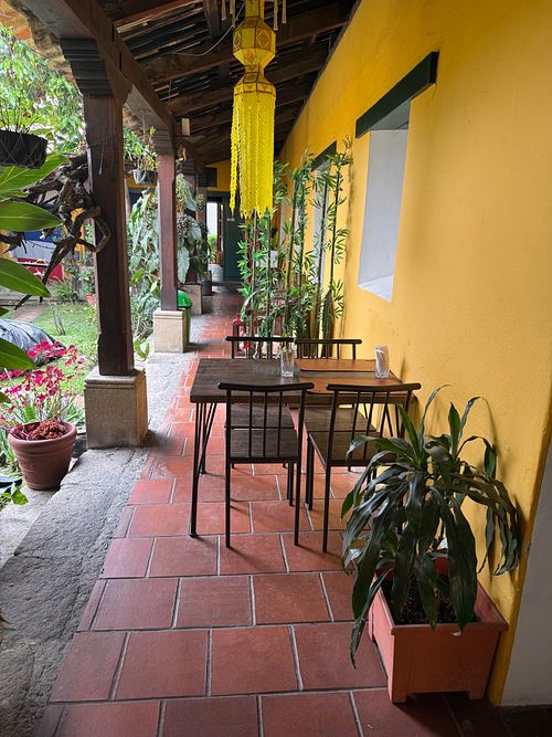 outside table at Ruanthai -Thai Food - Casa Thai in Antigua
