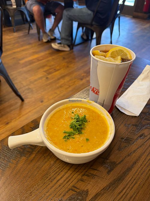 Lentil soup  at Laziza Mediterranean Grill - Augusta in Augusta