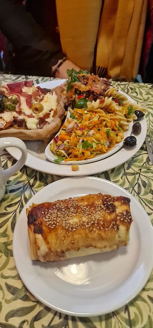   at Rainbows End Cafe in Glastonbury