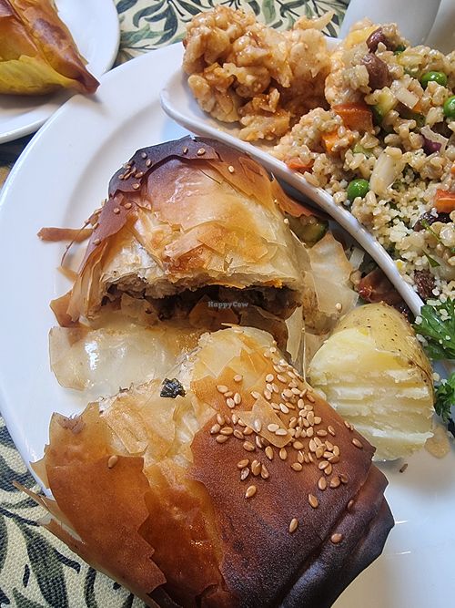 Spring Roll at Rainbows End Cafe in Glastonbury