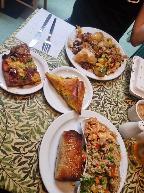  at Rainbows End Cafe in Glastonbury