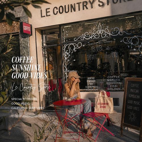 Le country store is the first specialty coffee shop of Nice. Founded in 2018 - a family run business with vegan and gluten free pastries and homemade almond milk, coco and oat milk at Le Country Store Carre d'or in Nice
