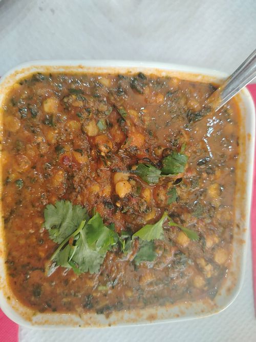 Dhaal di lenticchie e spinaci at Punjab Restaurant   in Provence-alpes-cote Dazur
