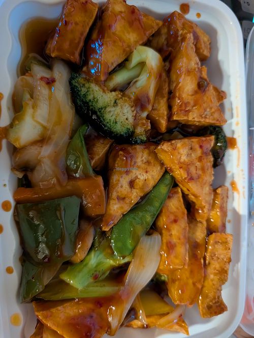 Szechuan Bean Curd at Golden China Restaurant in Sneads Ferry