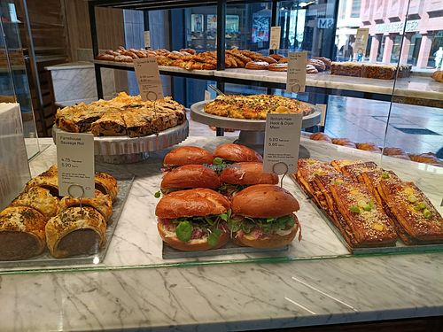 various vegan options at Cornish Bakery Exeter  in Exeter