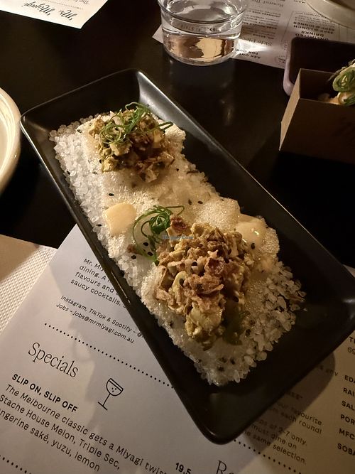 Tofu crackers   at Mr. Miyagi  in Windsor