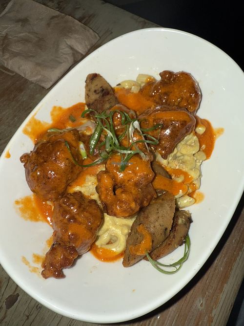 Buffalo Cauliflower Mac  at MeeT on Main in Vancouver