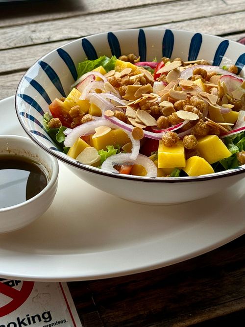 Chickpea salad at Centrico Pai Mexican Restaurant in Pai