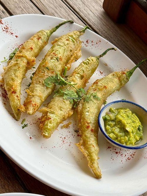Fried Jalapeno at Centrico Pai Mexican Restaurant in Pai