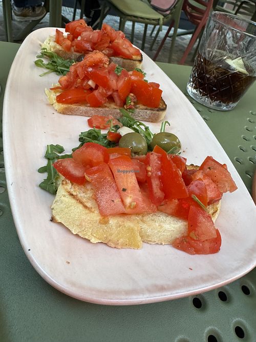Vegan bruschetta  at Du & Ich Italienisches Restaurant in Nuremberg