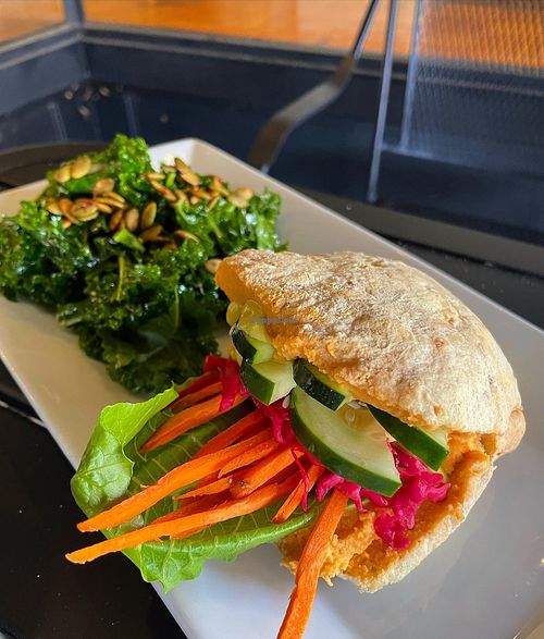 Hummus Sandwich   at The Well in Lancaster