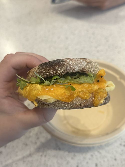 The Breakfast Sandwich   at PDX - Kure Superfoods - Between Terminal C & D in Portland
