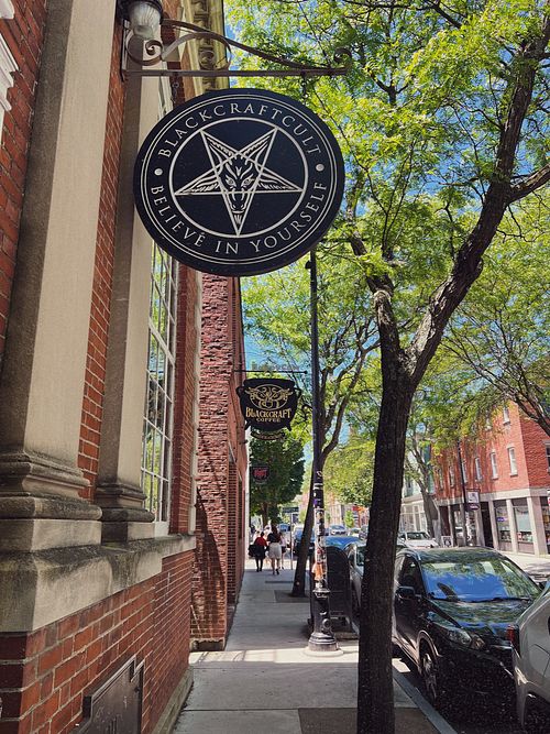 One door entrance and exit   at Blackcraft Coffee in Salem